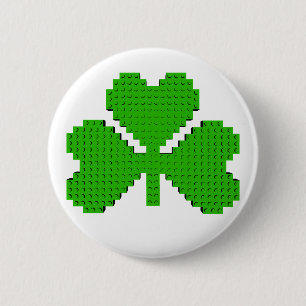 Shamrock Building Blocks Drawing Button