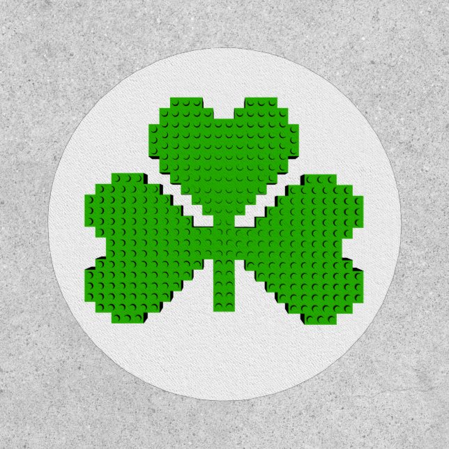 Shamrock Building Blocks Drawing Patch (Front)