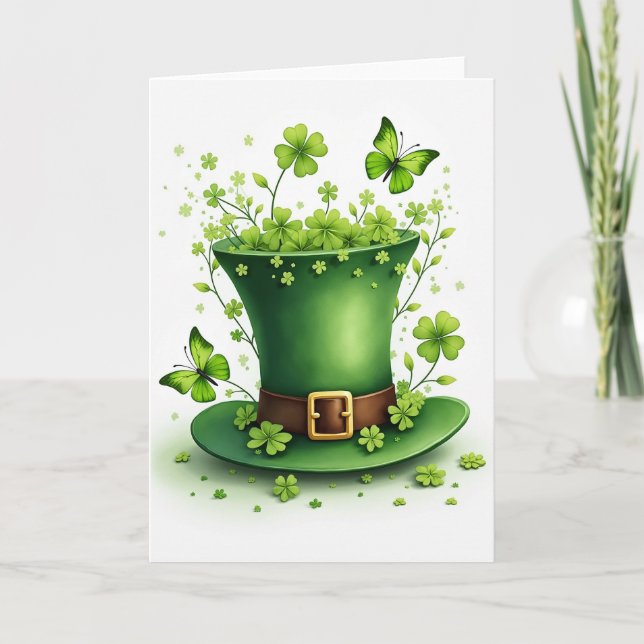 Shamrock Burst Pattern Card (Front)