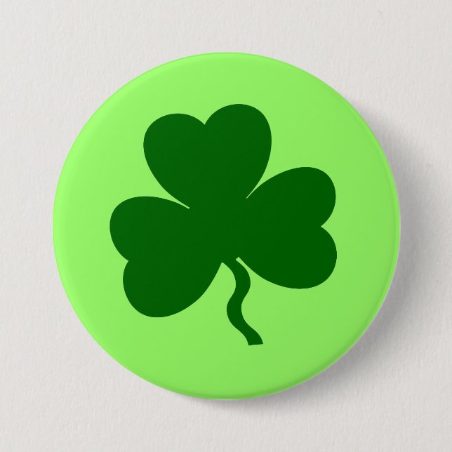 Shamrock Button (You Pick The Size!) (Front)