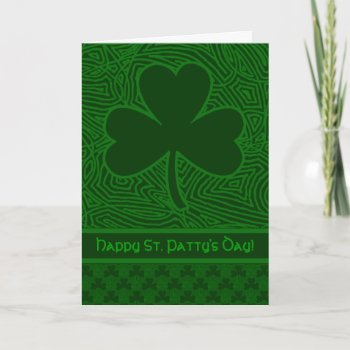 Shamrock Card