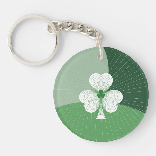 Shamrock Cascade  Keychain (Front)