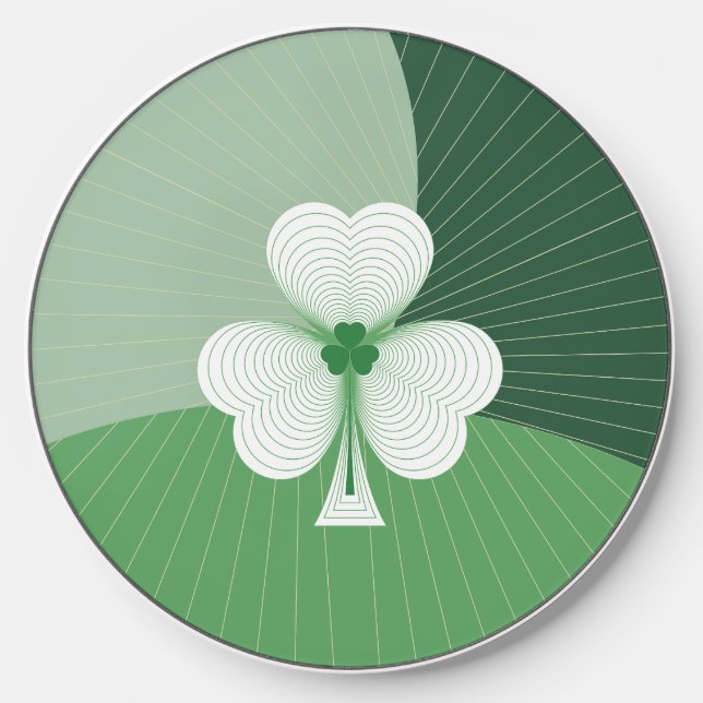 Shamrock Cascade Wireless Charger (Front)
