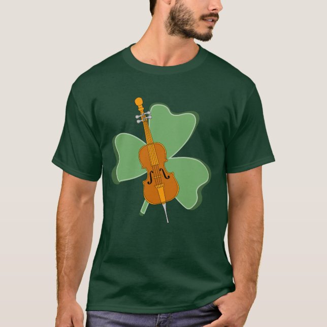 Shamrock Cello T-Shirt (Front)