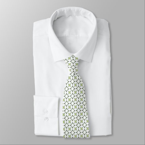 Shamrock Celtic Inspired Pattern St Patricks Day Tie