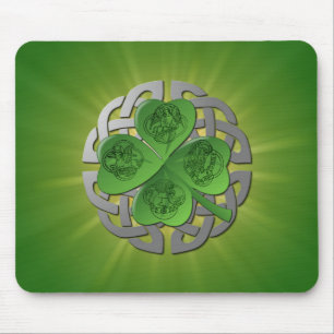 Shamrock – Celtic Knot – 4 Evangelists Mouse Pad