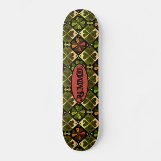 Shamrock Checkerboard Pattern  
