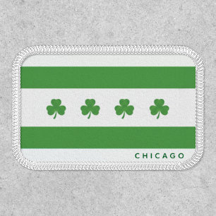 Shamrock Chicago Flag Patch