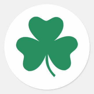 Shamrock Classic Round Sticker