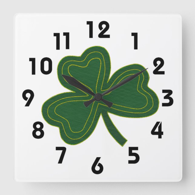 Shamrock Clock (Front)