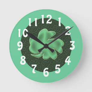 Shamrock(clover) Clock