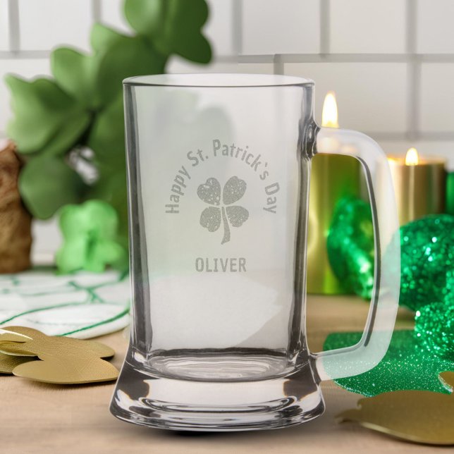 Shamrock Clover Happy St. Patrick`s Day  Stein (Creator Uploaded)