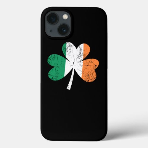 Shamrock Clover Irish Flag St Patricks Day Gift iPhone 13 Case