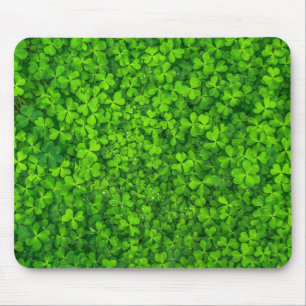 Shamrock Clovers Green Irish Symbol Ireland Mouse Pad