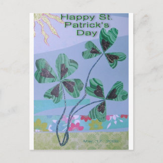 Shamrock Collage Postcard