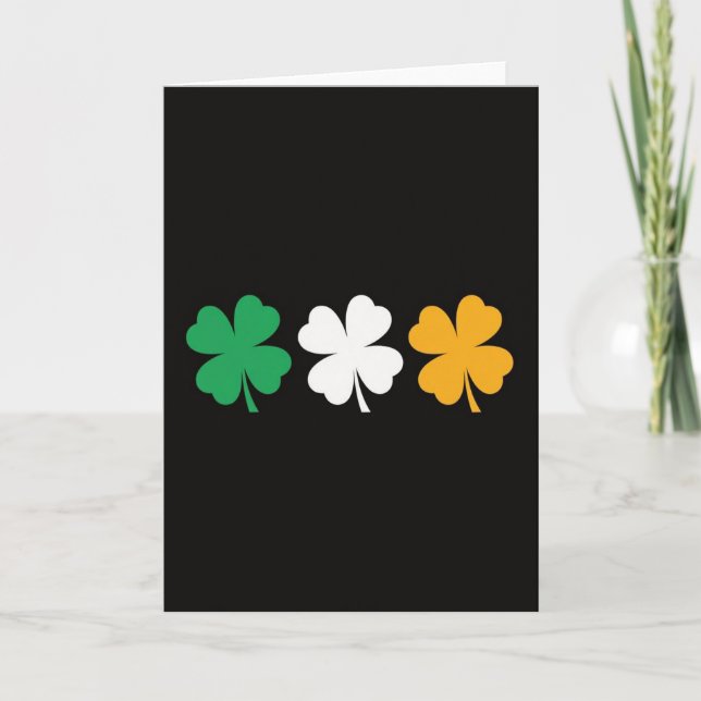 Shamrock Color Pattern Card (Front)