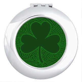 Shamrock Compact Mirror