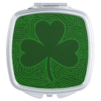 Shamrock Compact Mirror