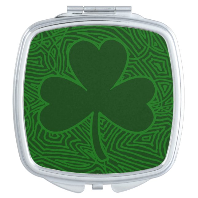 Shamrock Compact Mirror (Front)