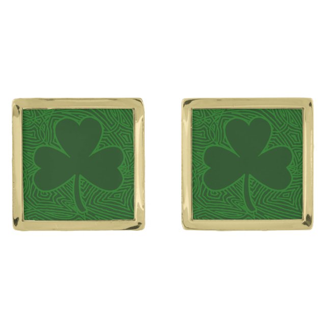 Shamrock Cufflinks (Front)