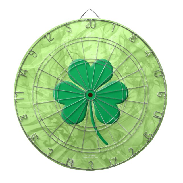 Shamrock Dart Board (Front)