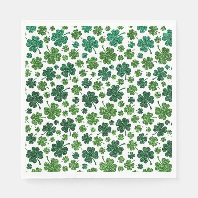 Shamrock Delight Pattern Napkins (Front)