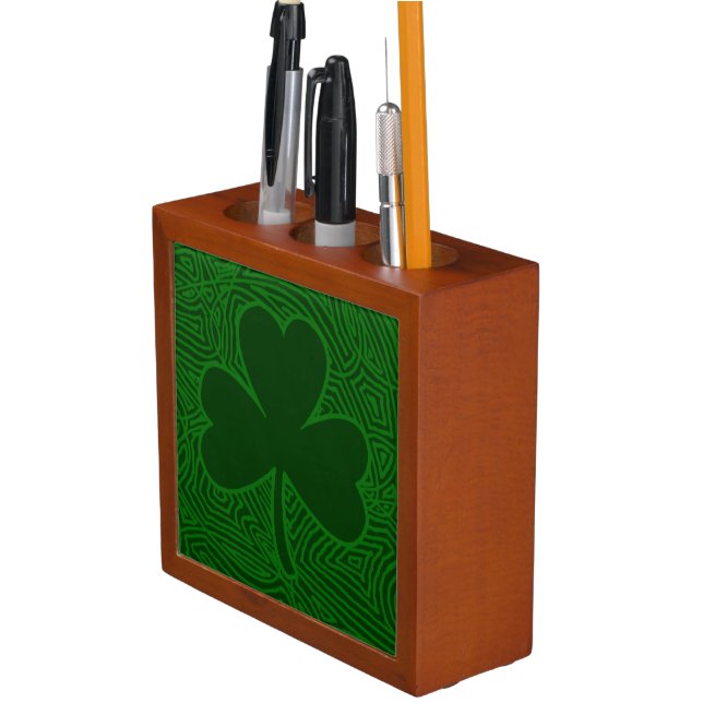 Shamrock Desk Organizer (In Situ)