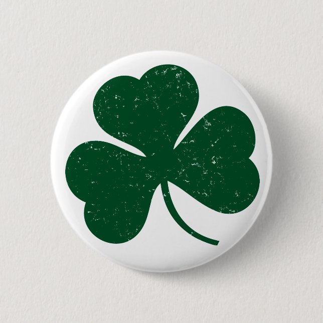 Shamrock Distressed Button (Front)