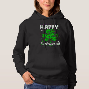 Shamrock Doberman Dog St Patrick S Day Irish Costu Hoodie