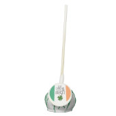 Shamrock Eat Drink and Be Irish Flag Cake Pops (Front)