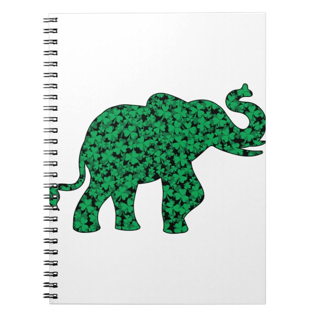 Shamrock-Elephant- Notebook (Front)