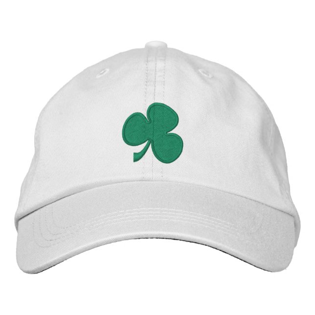 Shamrock Embroidered Baseball Hat (Front)