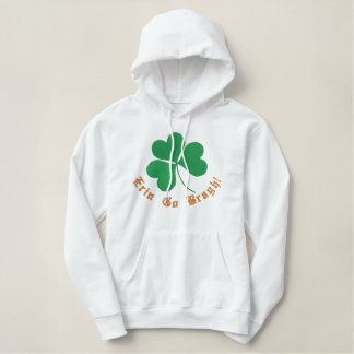 Shamrock Embroidered Hoodie Template