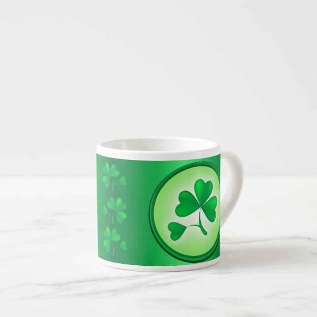 Shamrock Espresso Cup (Front Right)