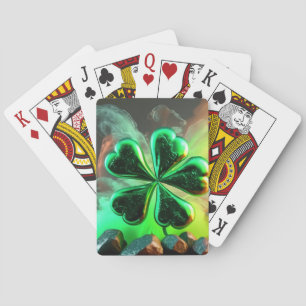 Shamrock Explosion Poker Cards