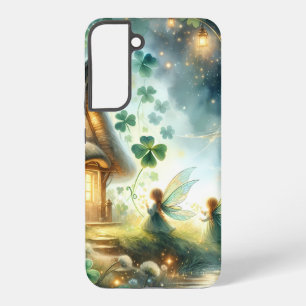 Shamrock Fairy Cottage Glow Samsung Galaxy S22+ Case