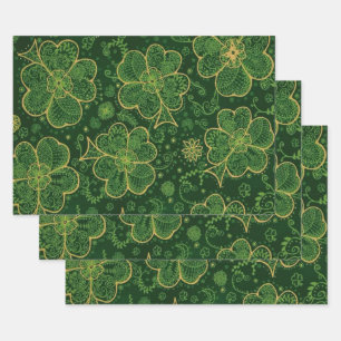Shamrock Fantasy 2 Wrapping Paper Sheets