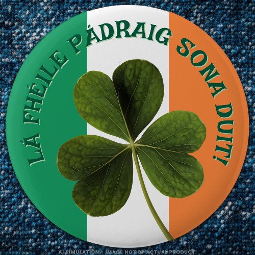 Shamrock/Flag of Ireland Happy St. Patrick’s Day! 
