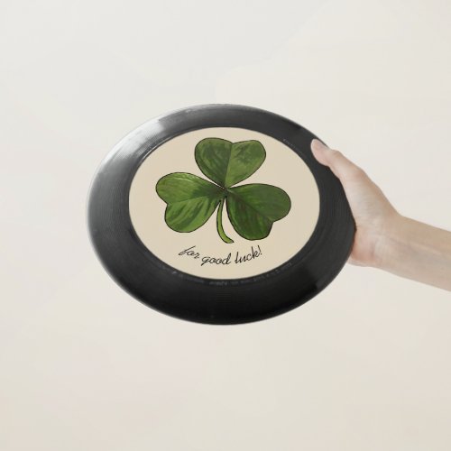 Shamrock for Good Luck Wham_O Frisbee