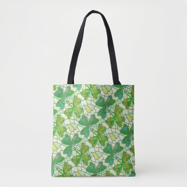 Shamrock Fragments Tote Bag (Front)