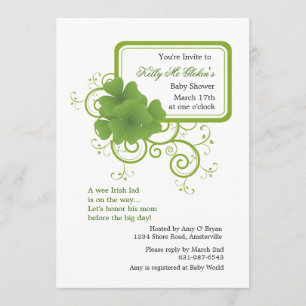 Shamrock Frame Invitation