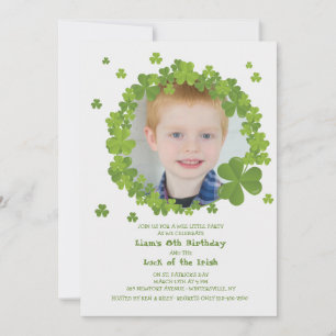 Shamrock Frame Invitation