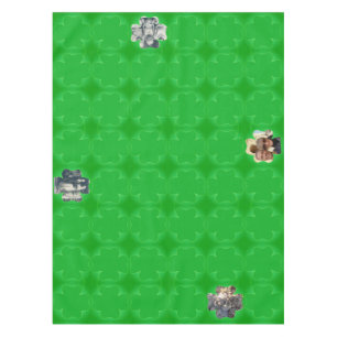 Shamrock Frames 4 Photos Tablecloth