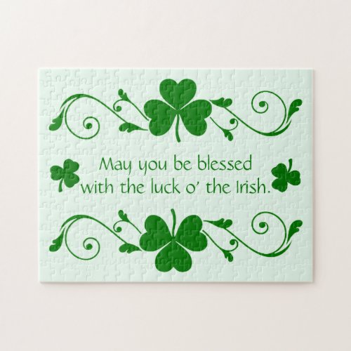 Shamrock Garland Jigsaw Puzzle