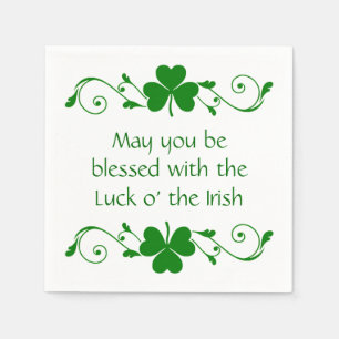 Shamrock Garland Napkins
