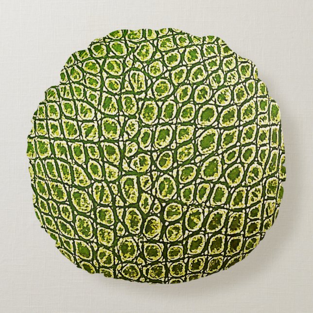 SHAMROCK GATOR ROUND PILLOW (Front)