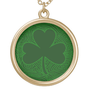 Shamrock Gold Plated Necklace