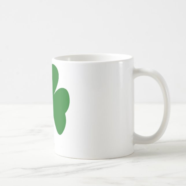 Shamrock Green Dark The MUSEUM Zazzle Gifts Coffee Mug (Right)