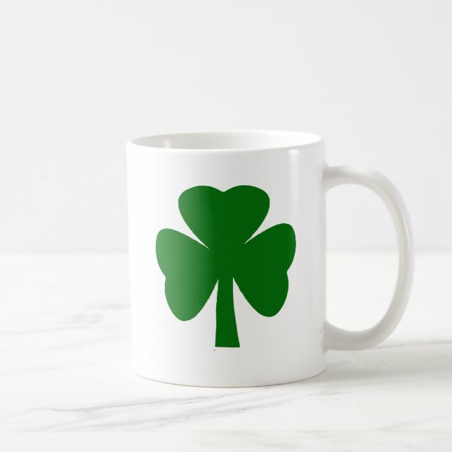 Shamrock Green Dark The MUSEUM Zazzle Gifts Coffee Mug (Right)