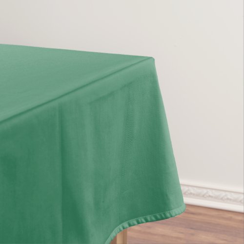 Shamrock Green Solid Color Print Tablecloth
